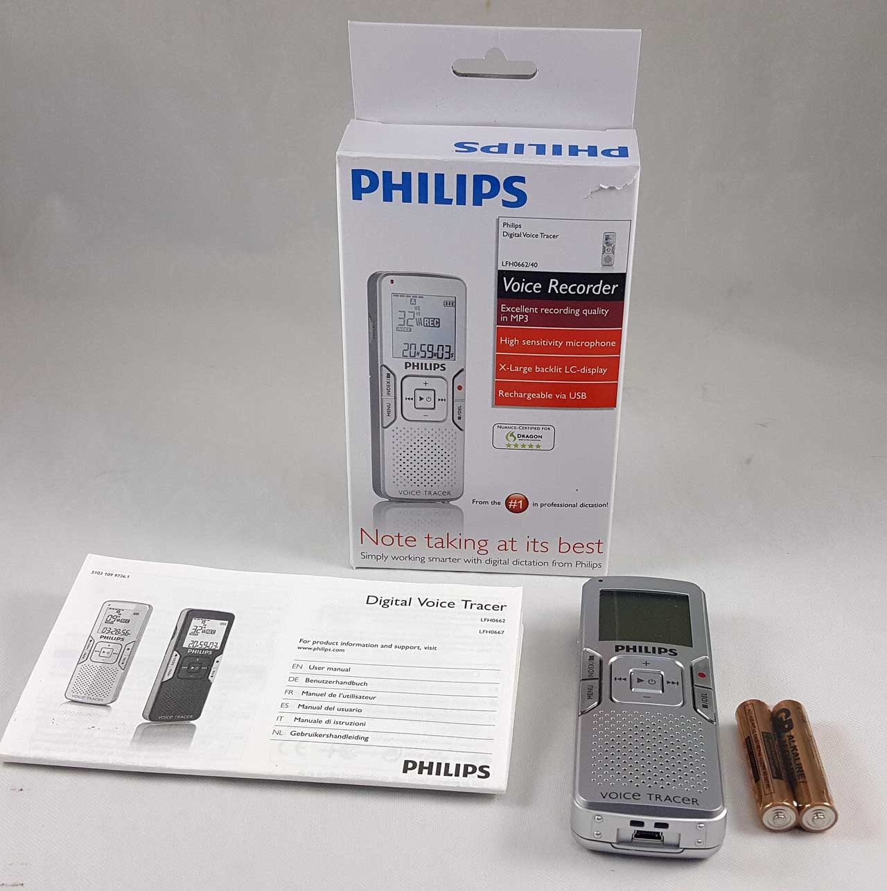 Philips Voice Recorder Digital Voice Tracer Lfh066240 Used Chrosmack Ventures Inc 7336