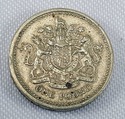 1983 UK Great Britain One Pound Coin Elizabeth II 