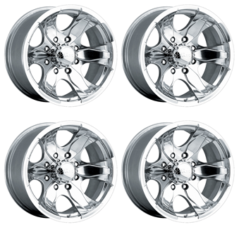 Pacer 187P WARRIOR 187P-6183 Set-4 Rims 16X10 -32mm OFFSET 6X139.7 ...