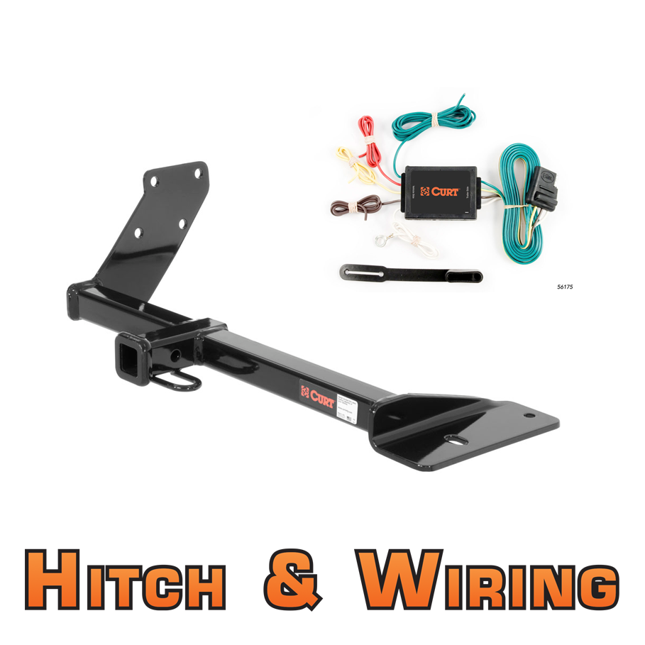 Curt Class 1 Trailer Hitch & Wiring for 1995.5-2005 VW Jetta Sedan