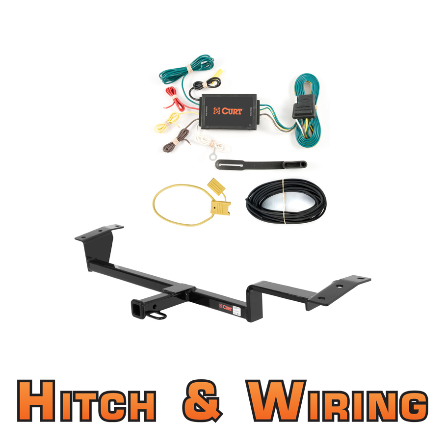 Curt Class 1 Trailer Hitch & Wiring for 1992-1996 Lexus ES300 & Toyota Camry