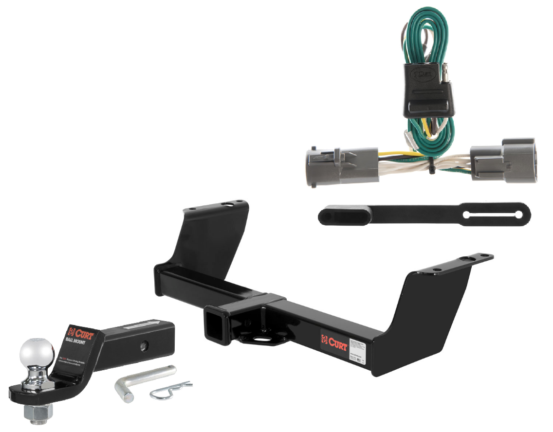 Curt Class 3 Trailer Hitch Tow Package w/ 2-5/16" Ball for Ford Ranger