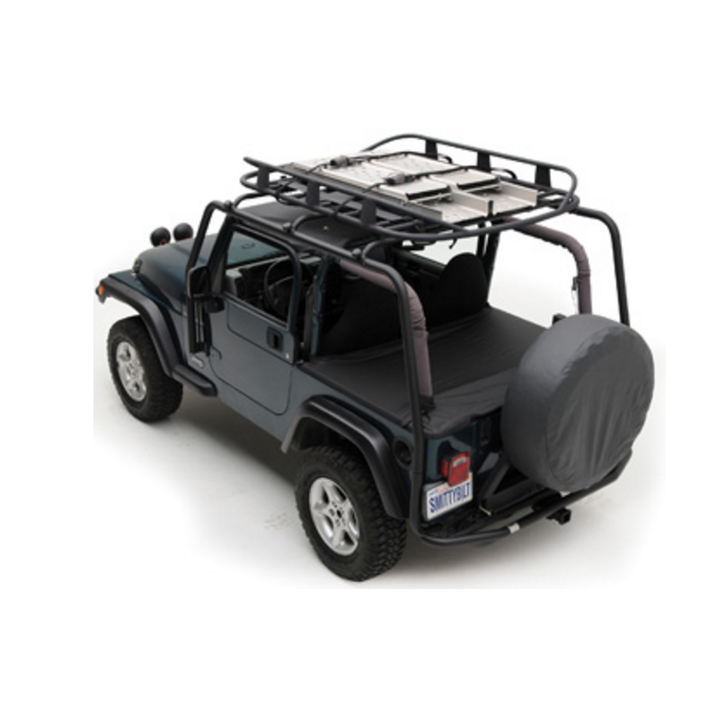 Details About Smittybilt 76716 01 Src Front Leg Kit Roof Rack For Jeep Wrangler Jk 2 Door