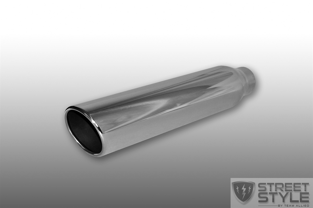 4 In x 6 Out x 18 Long Bolt-On Exhaust Tip EVT406B Pypes Exhaust