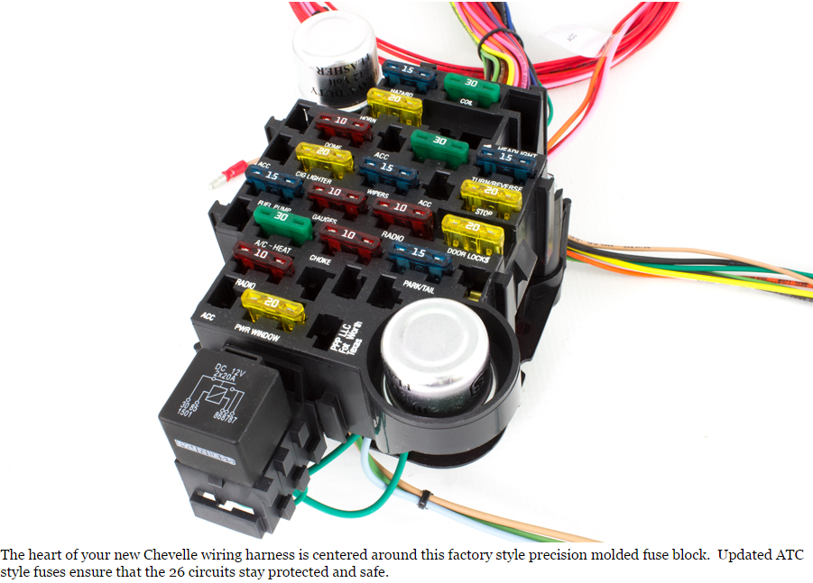 Painless Performance 20129 26-Circuit Direct-Fit Harness for 69