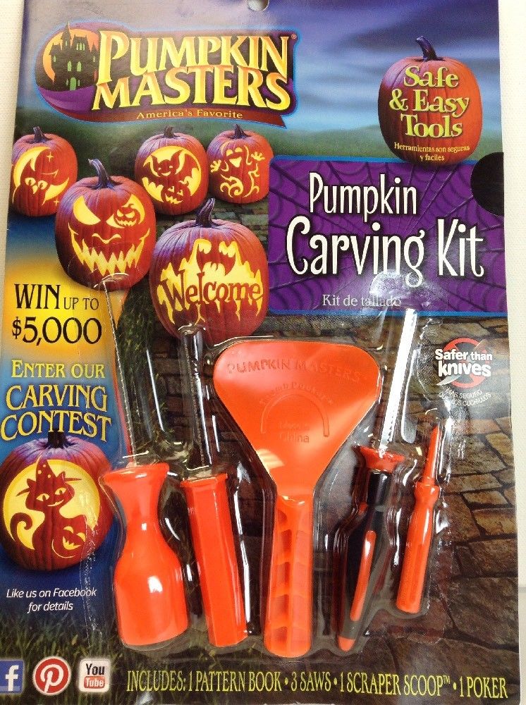 Pumpkin Masters Pumpkin Carving Kit Set of 2 5 Pieces in Each Pack | eBay