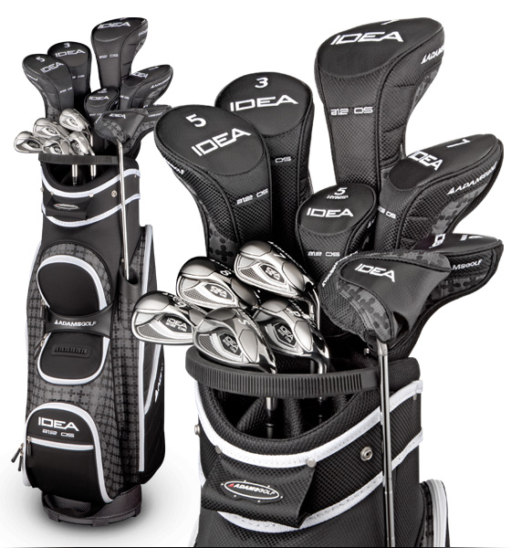 New Women's Ladies Adams Onyx Black A12OS Complete Golf Club Set | eBay