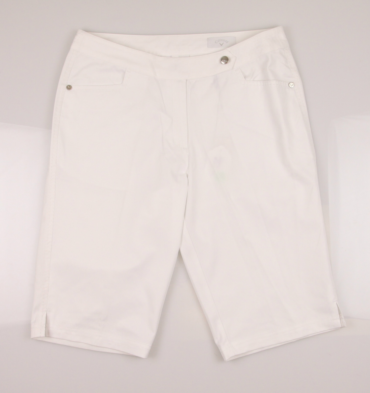 NEW Women'S Callaway Classic Golf Shorts White Size 6 | eBay