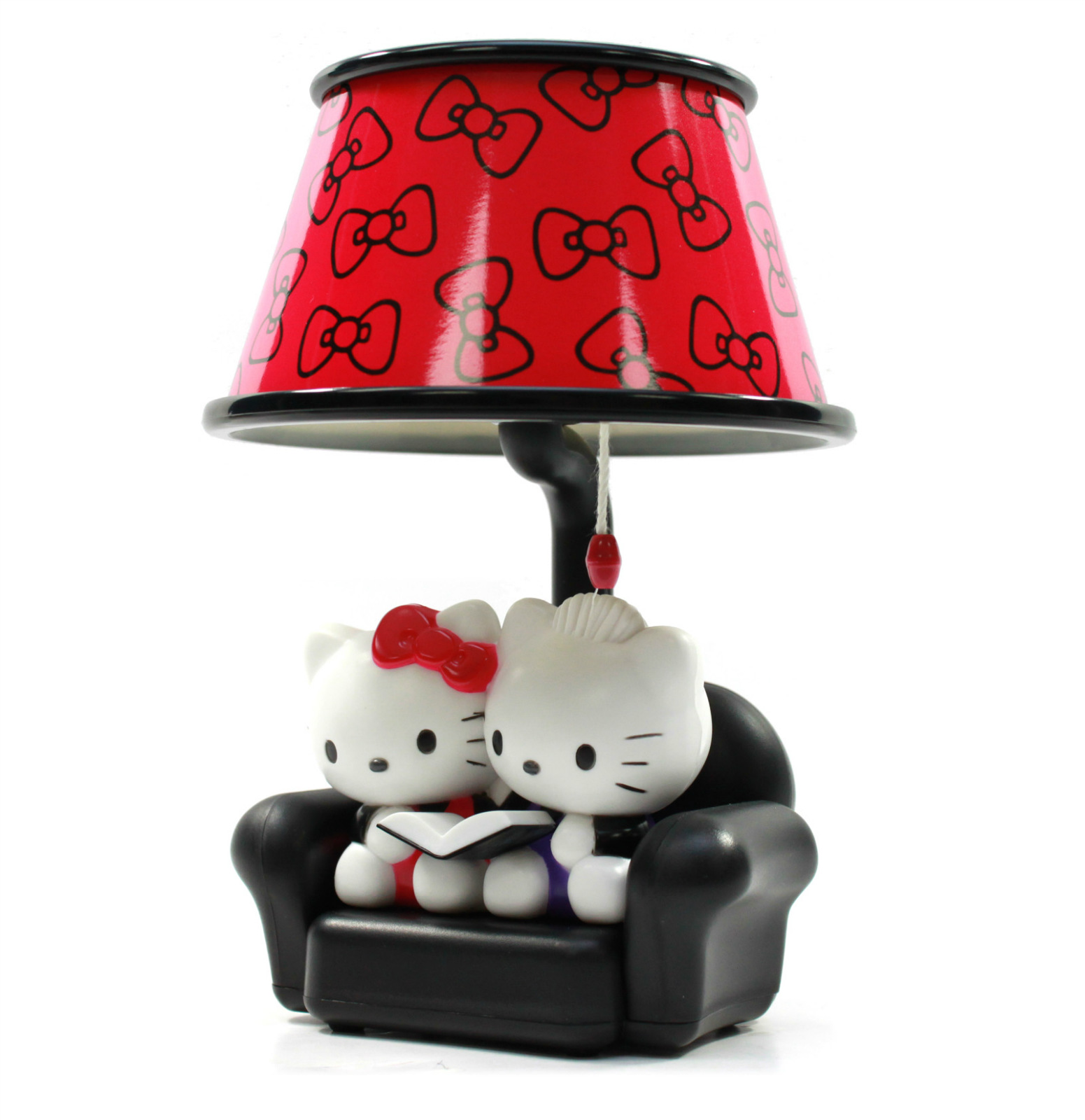 New Hello Kitty Red Ribbon Pattern Sofa Shape Toy Lamp ~ 7