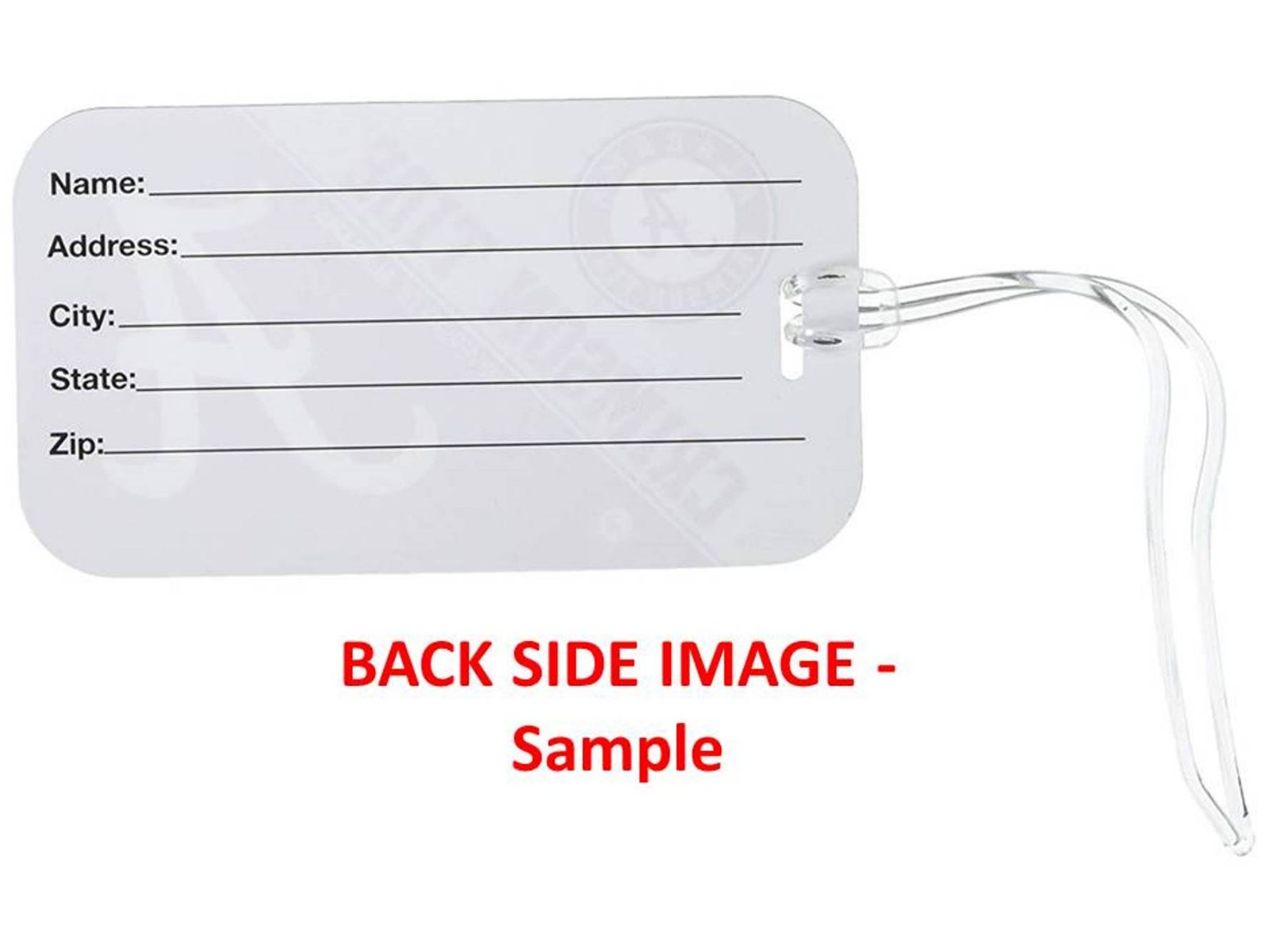 NHL Plastic Team Luggage Tag