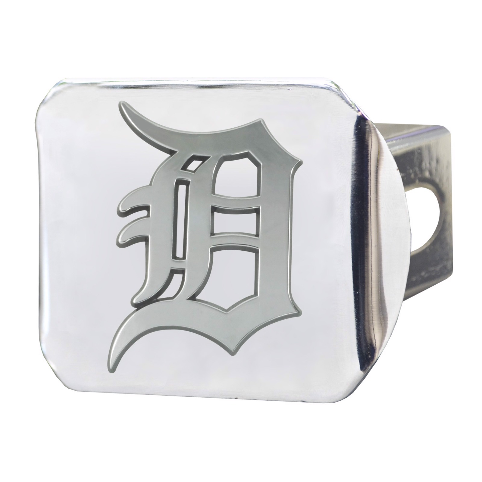 FANMATS Wisconsin Badgers Heavy-Duty Chrome Metal Trailer Hitch Cover