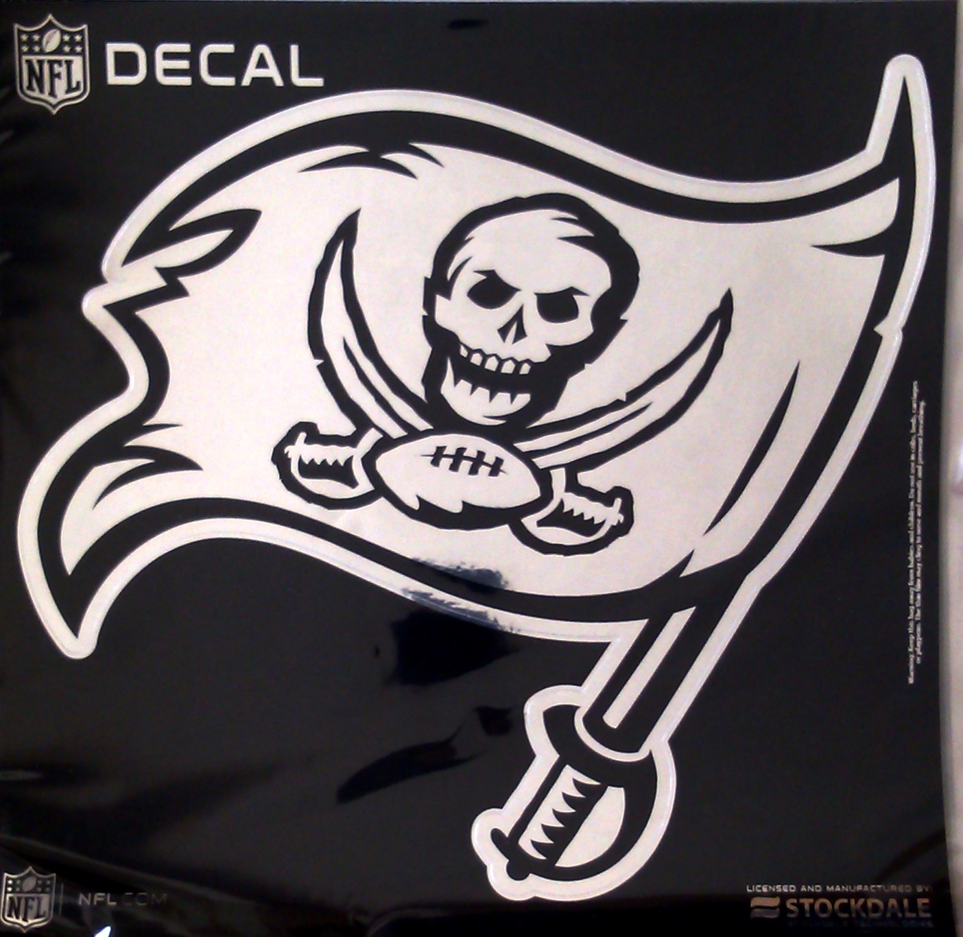 Tampa Bay Buccaneers Bucs Premium Solid Metal COLOR Auto Emblem Decal Football