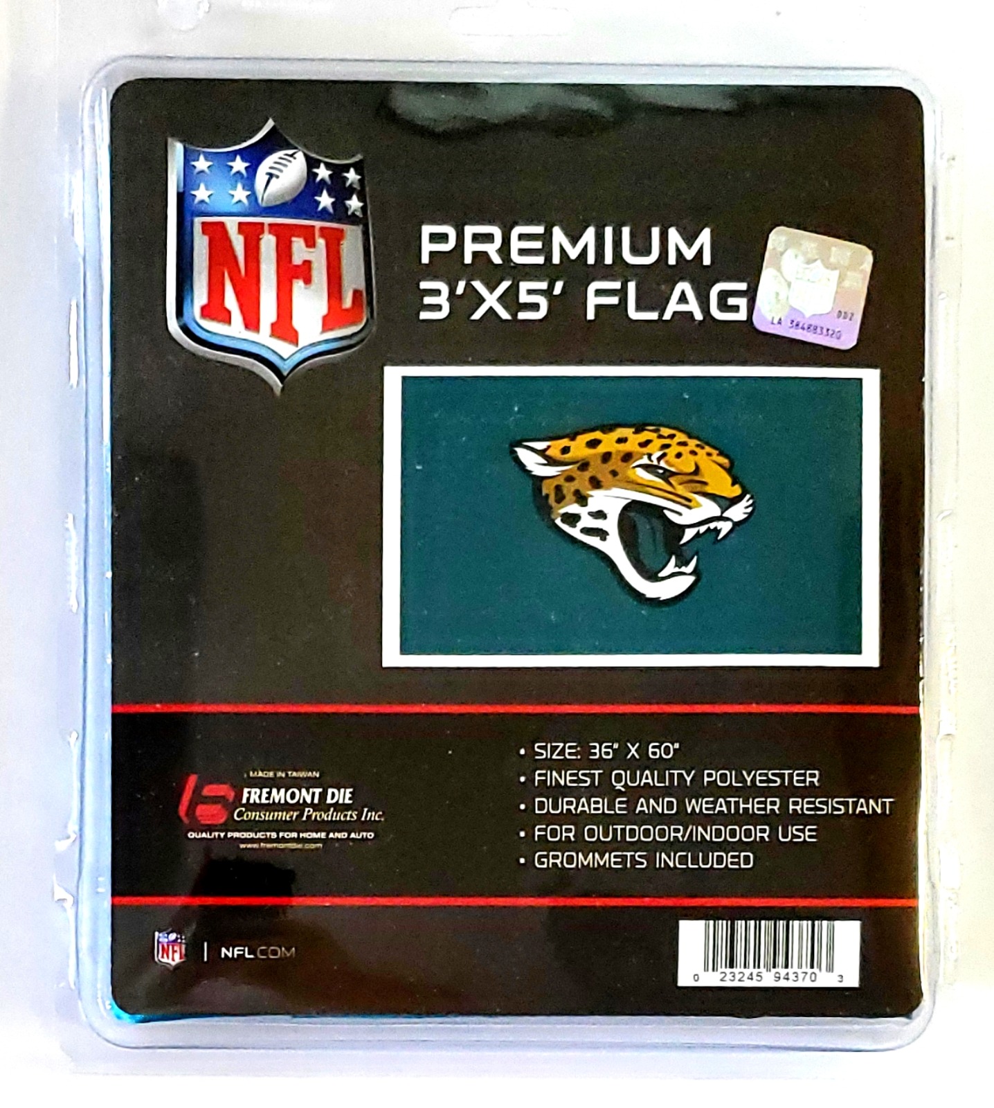 Jacksonville Jaguars Teal Highest Quality Premium 3x5 Flag Banner ...