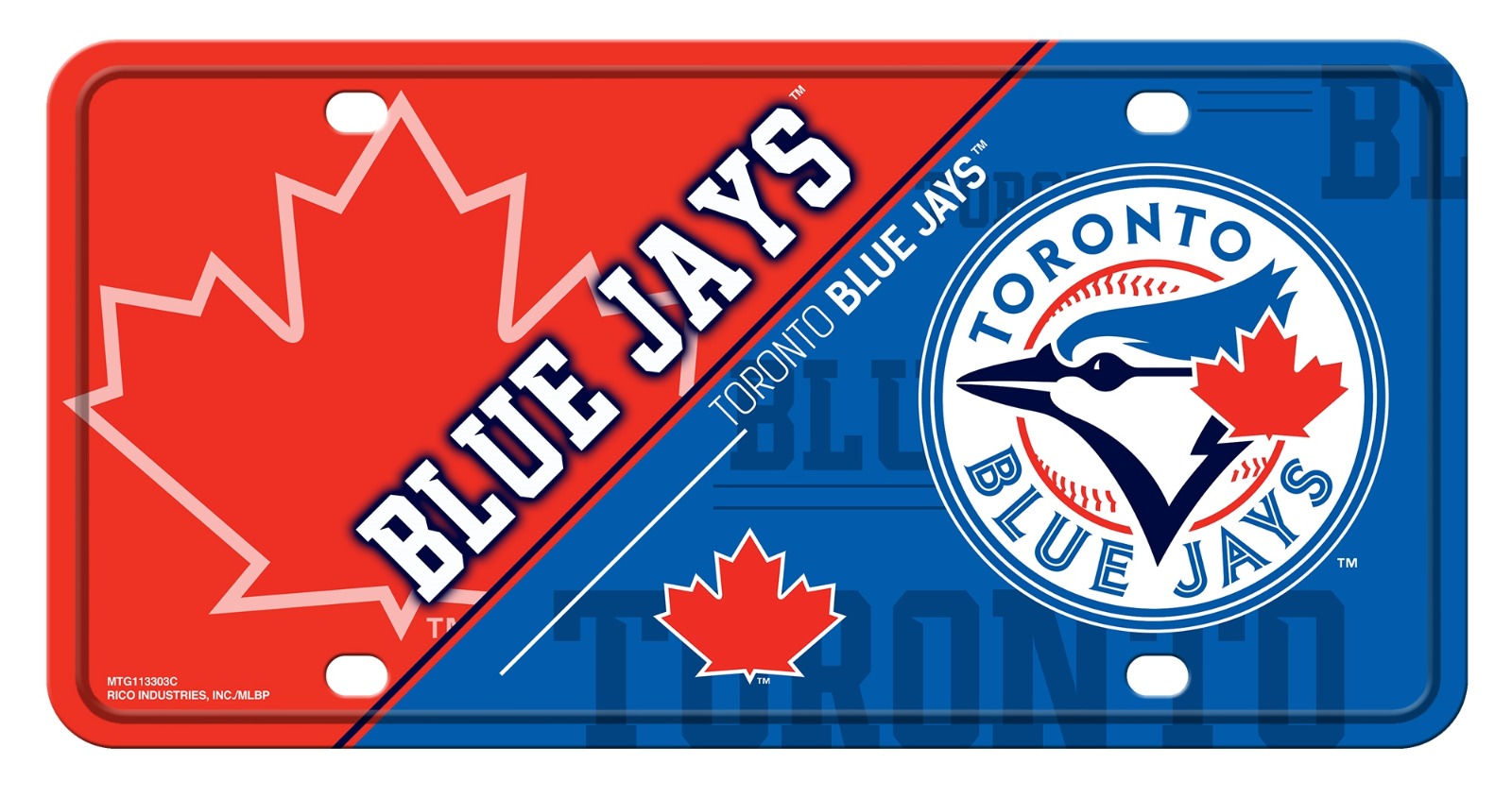 Toronto Blue Jays Split Design Premium Metal Tag Aluminum Novelty License Plate eBay Toronto Blue Jays Split Design Premium Metal Tag Aluminum Novelty License Plate eBay