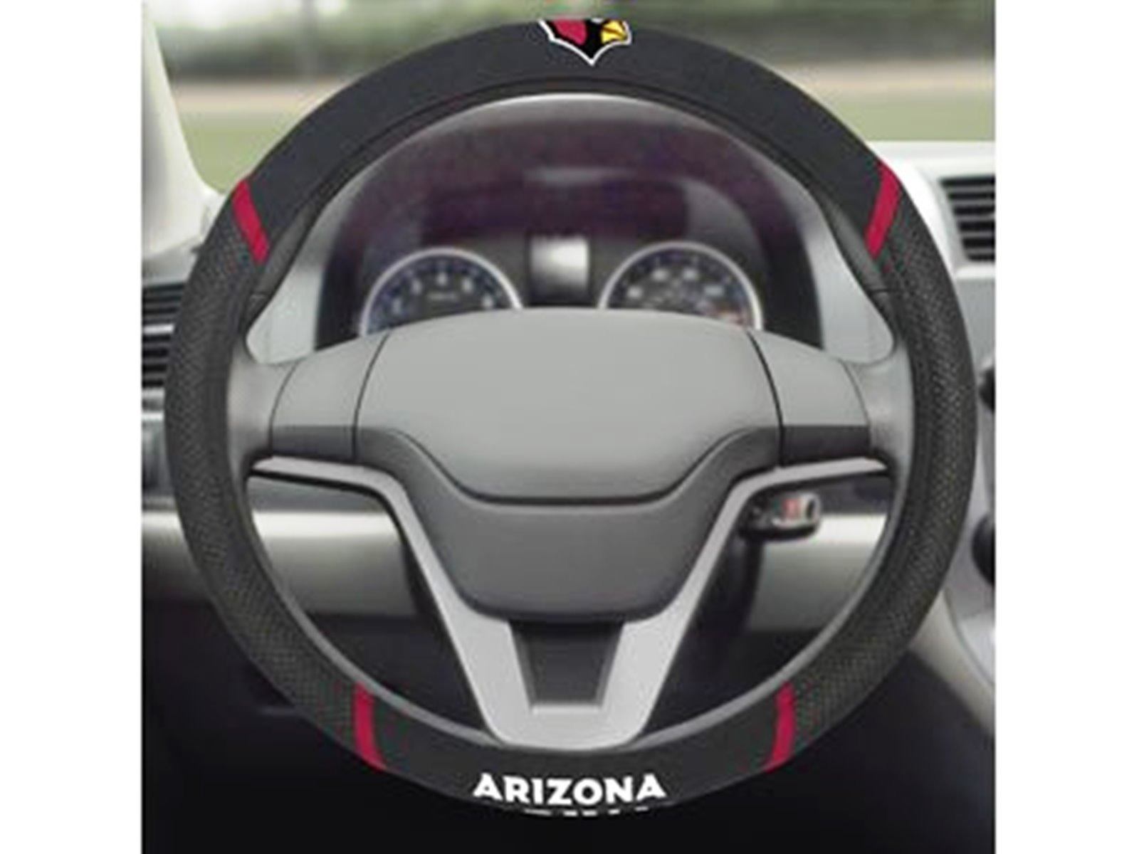 Arizona Cardinals Fleece Steering Wheel Cover Set
