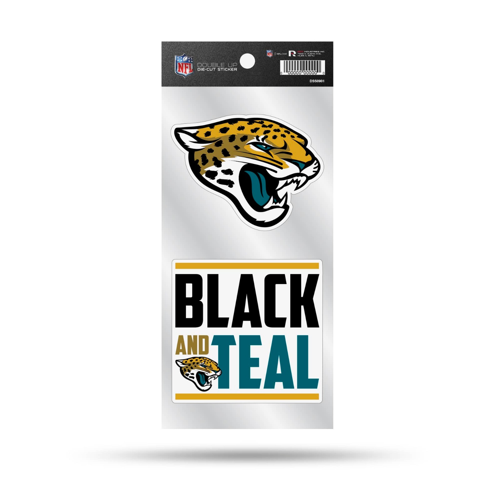 Jacksonville Jaguars NFL Football Logo Car Bumper Sticker Decal 8/'/' x 2/'/'