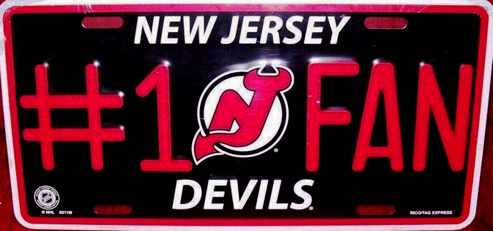 new jersey devils license plate