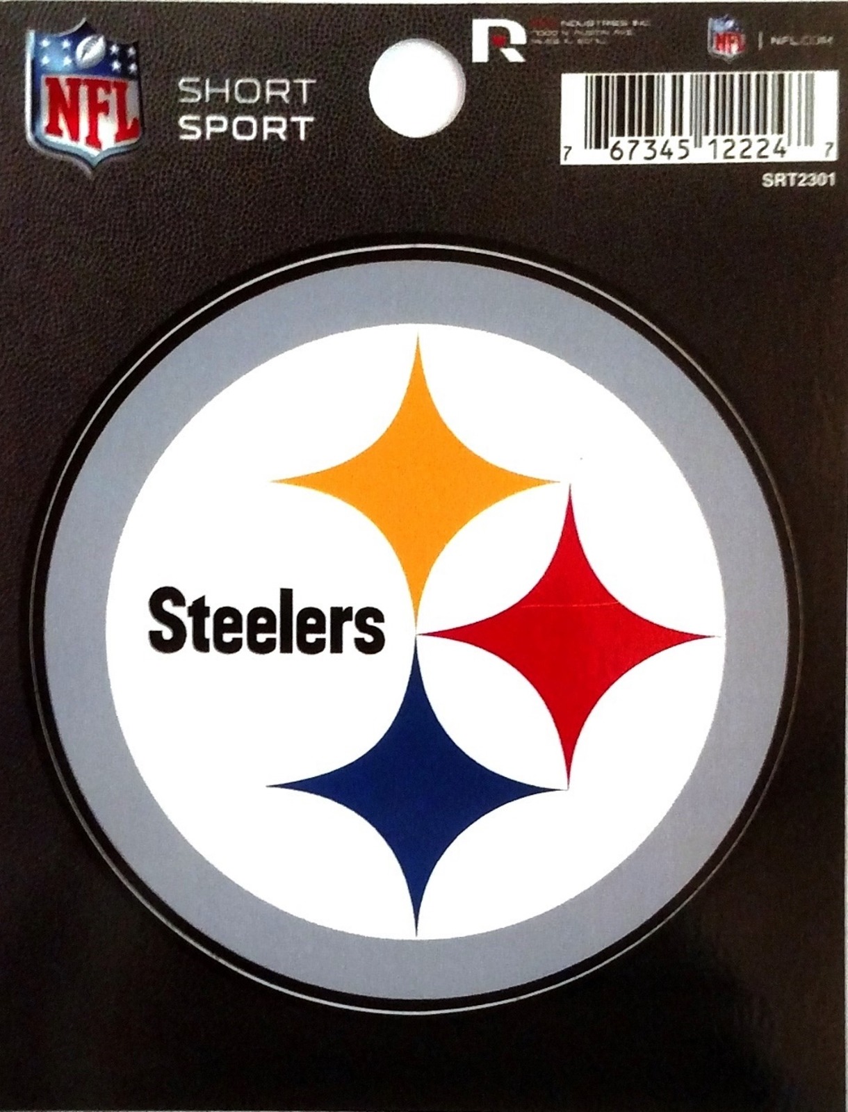 Pittsburgh Steelers 3" Decal Flat Vinyl DieCut Auto Home Sticker Emblem