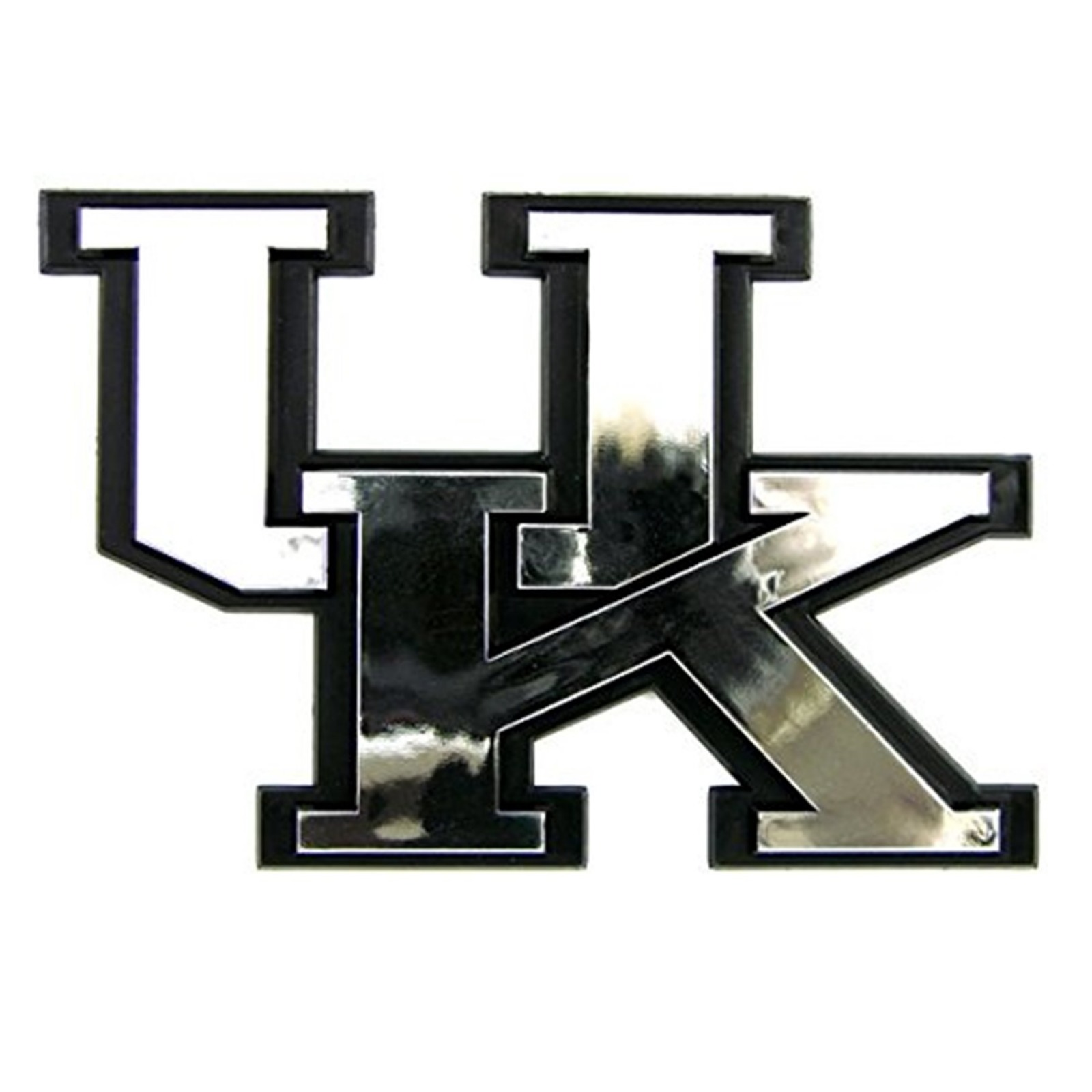 Kentucky NCAA Collegiate Metal State Shaped Auto Emblem