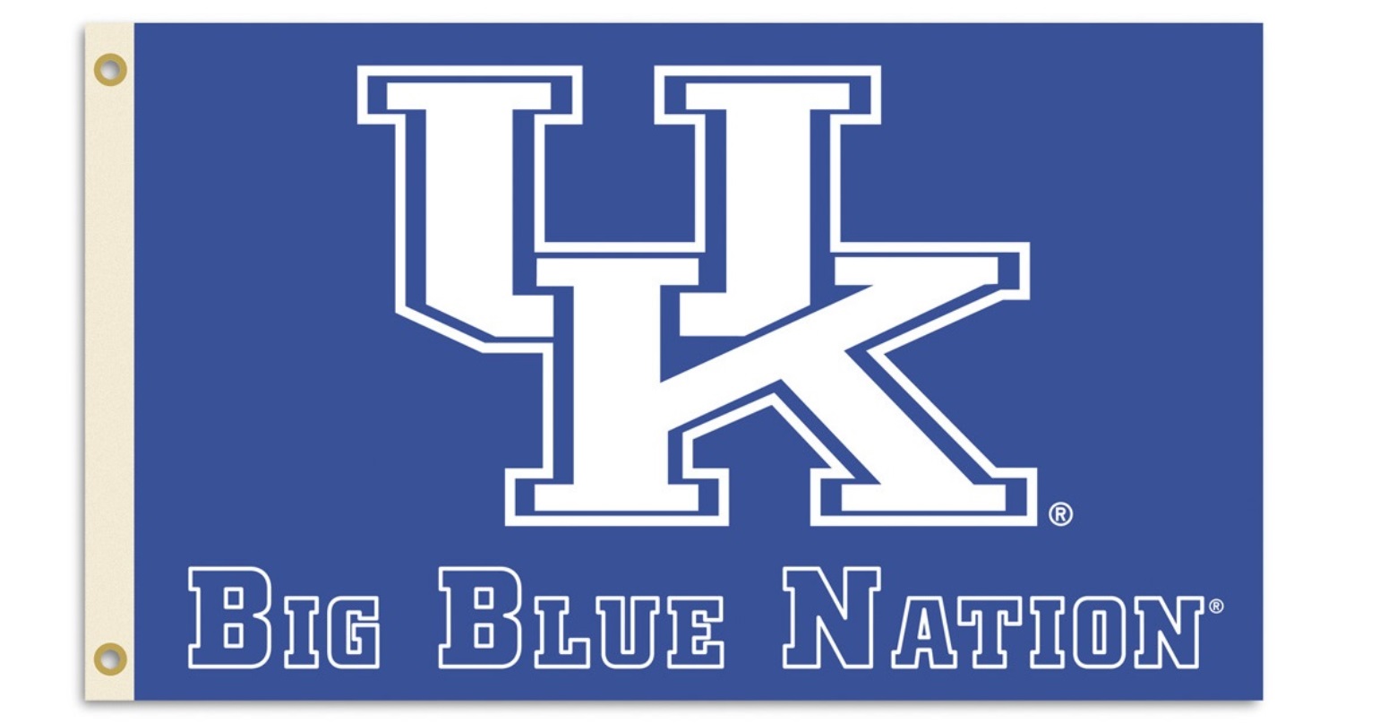 Kentucky Wildcats 35210 BIG BLUE NATION 3x5 Flag w/grommets Banner University of 86010649958 eBay