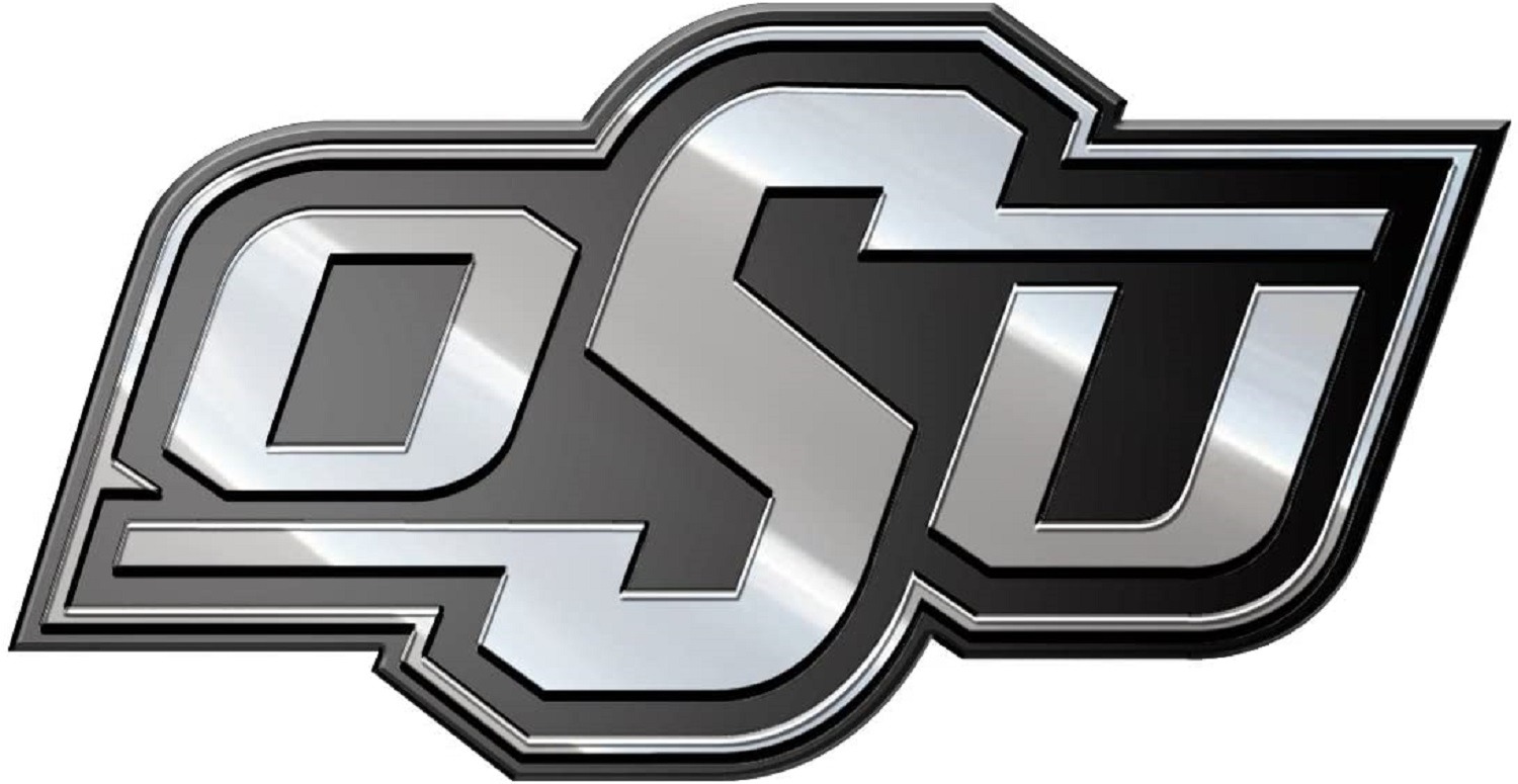 Oklahoma State Cowboys Premium Solid Metal Chrome Auto Emblem Decal ...