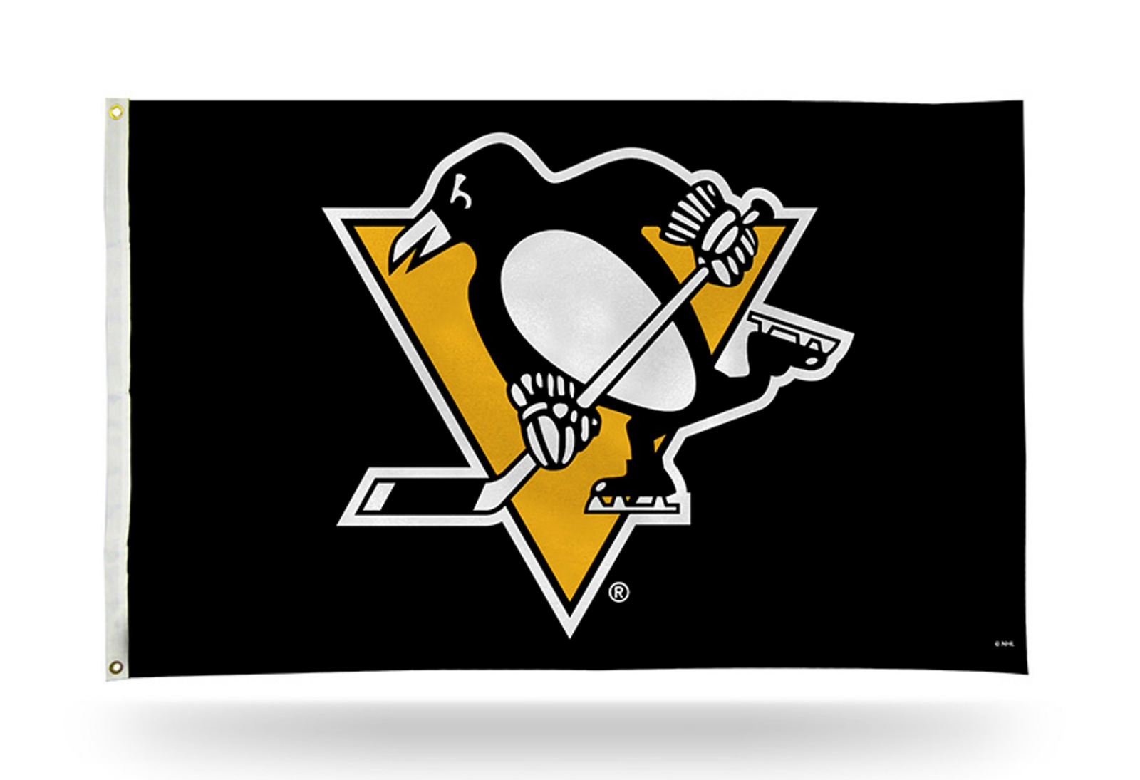 Pittsburgh Penguins New Colors Rico 3x5 Flag W Grommets Outdoor