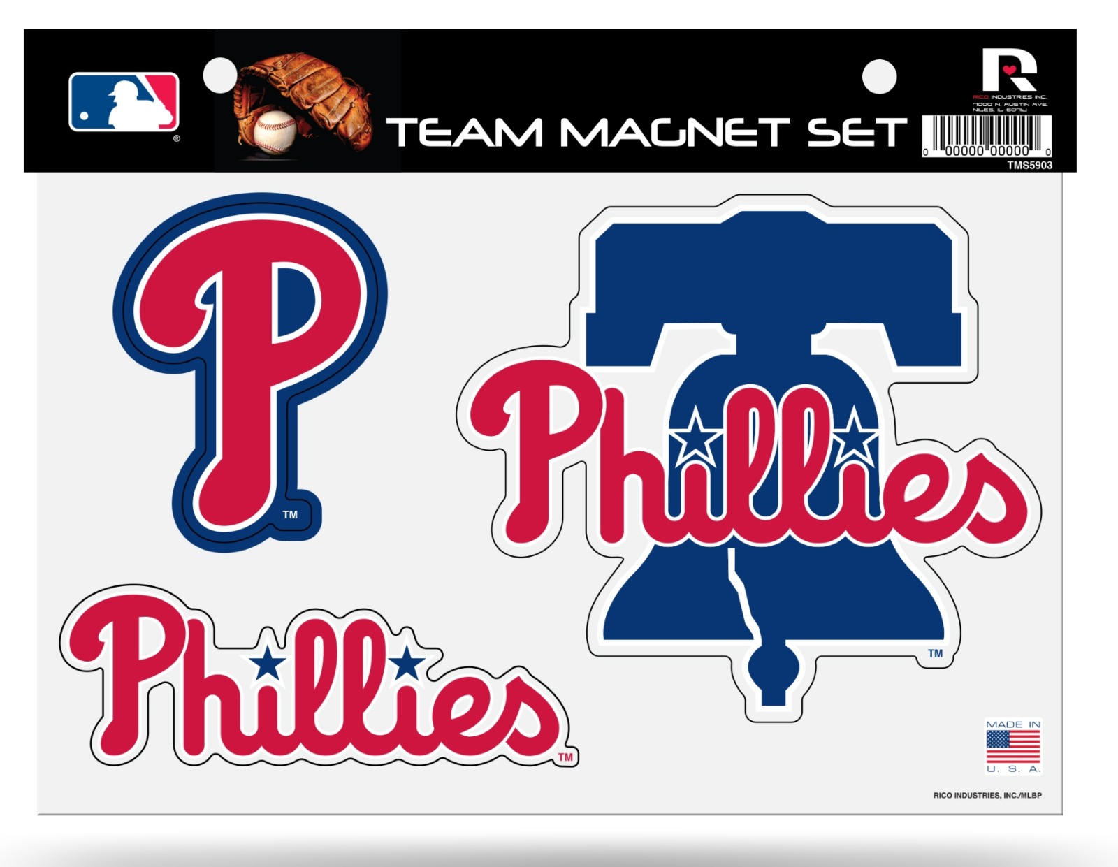 Philadelphia Phillies Multi Die Cut Sheet Heavy Duty Auto Home