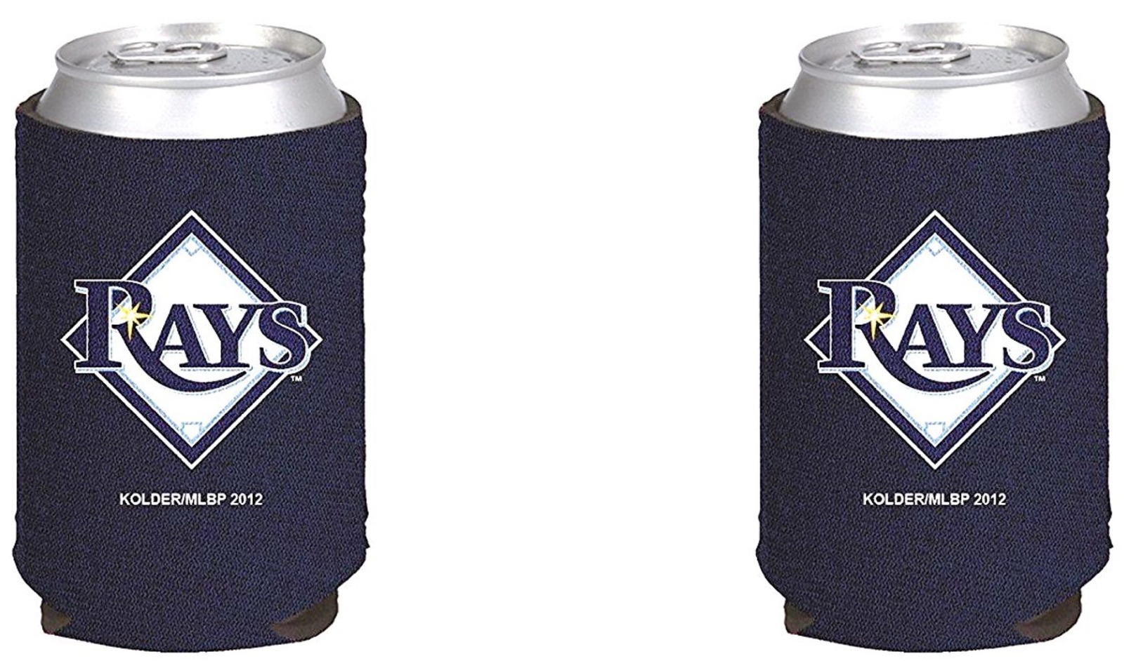 Tampa Bay Rays 2-Pack CAN Beverage Insulator Neoprene Holder