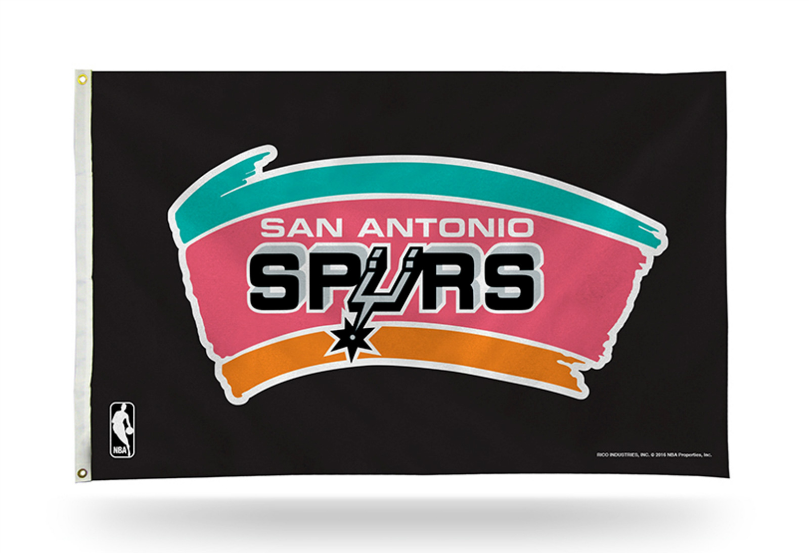 San Antonio Spurs RETRO RICO 3x5 Flag w/grommets Outdoor House Banner ...