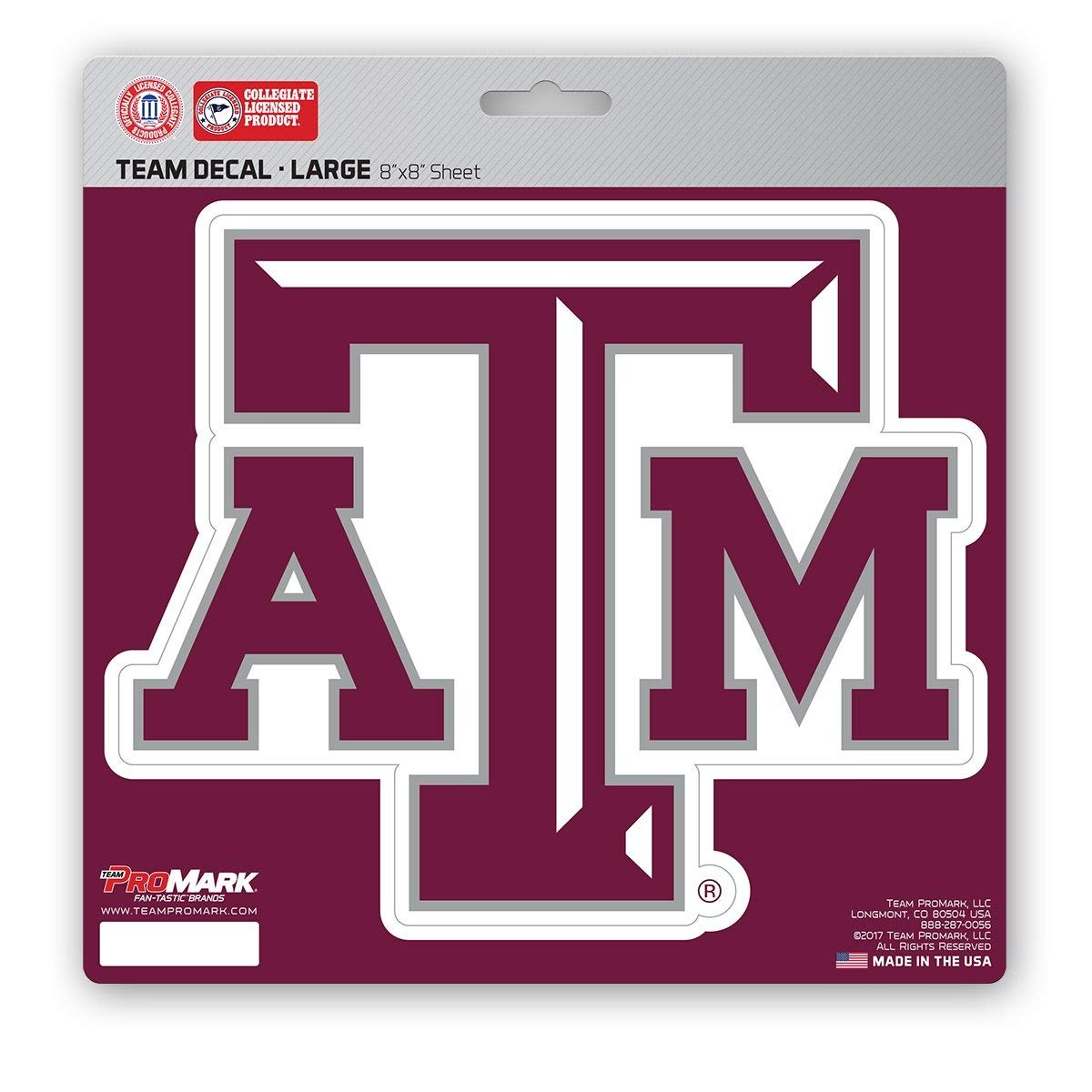 Sports Mem Cards Fan Shop Fan Apparel Souvenirs Texas A M Aggies Vinyl Die Cut Sticker Set Decal Sheet Free Shipping