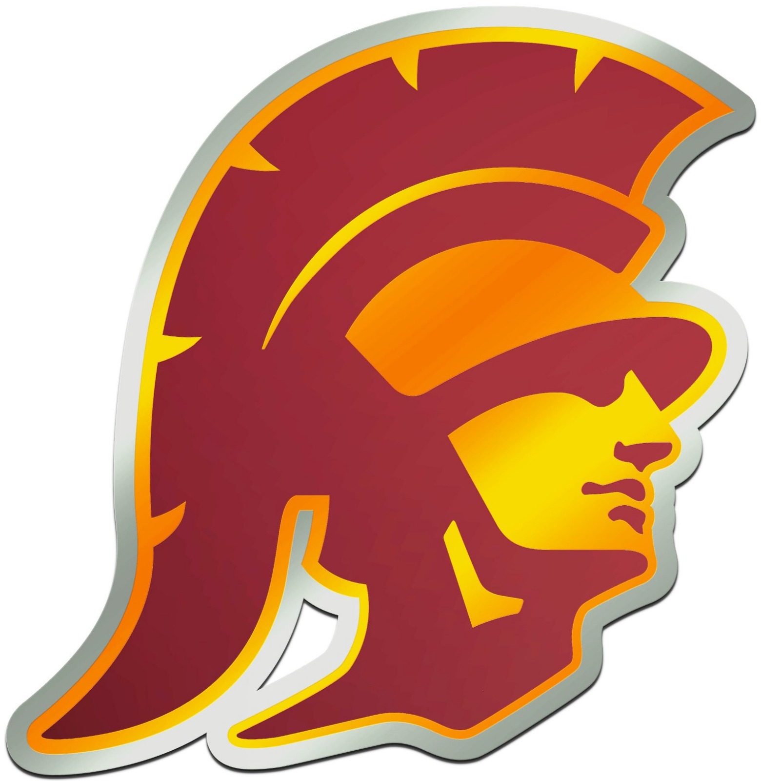 Usc Trojans Sd Deluxe Color Acrylic Auto Emblem Raised Decal Southern California 614934191620 Ebay 