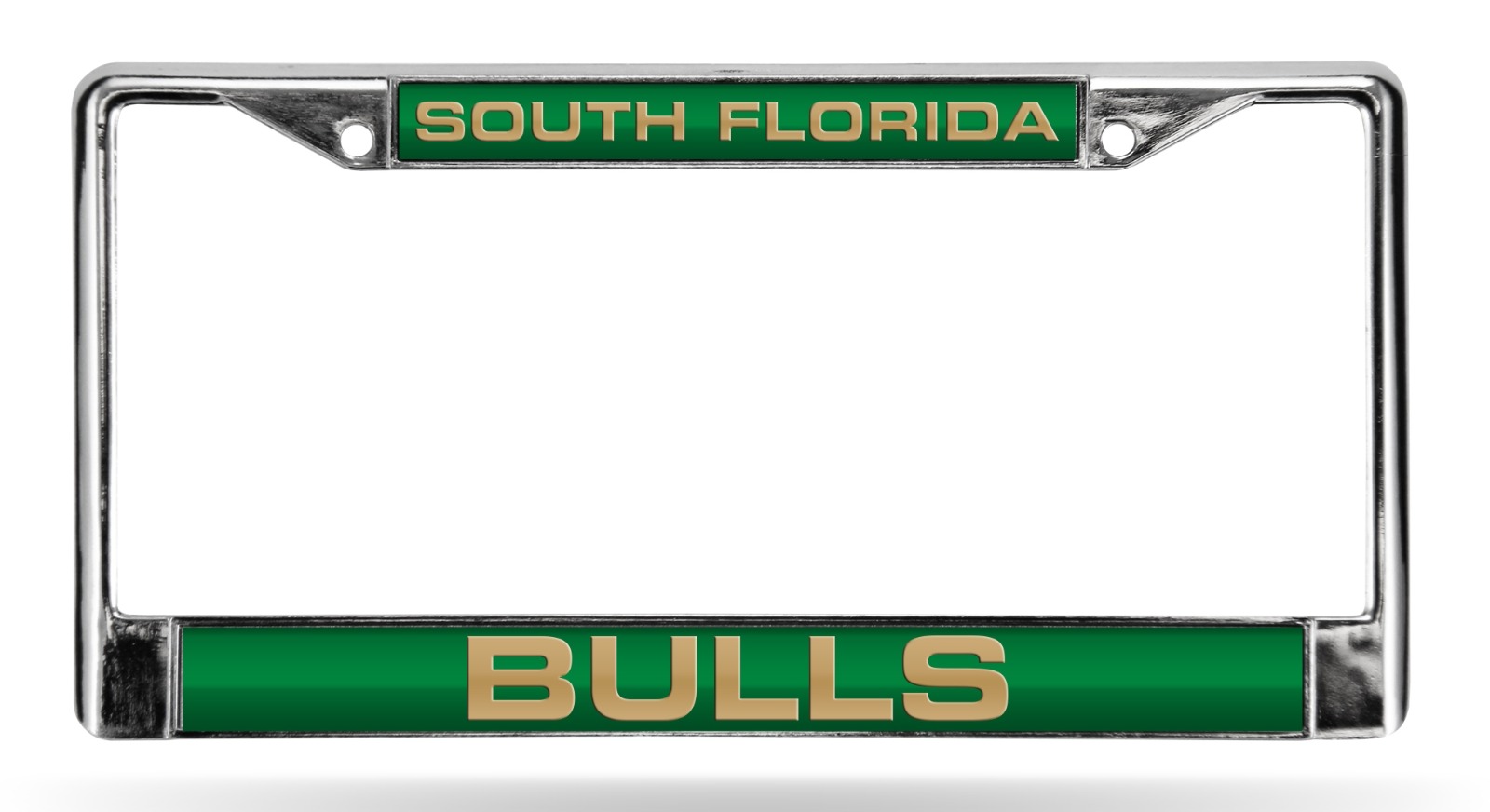 USF Bulls Laser Frame Chrome License Plate Tag Cover University of South Florida | eBay University Of South Florida License Plate Frame