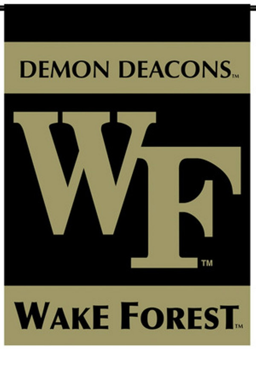 Wake Forest Demon Deacons Bsi 2 Sided Garden Window Flag Banner