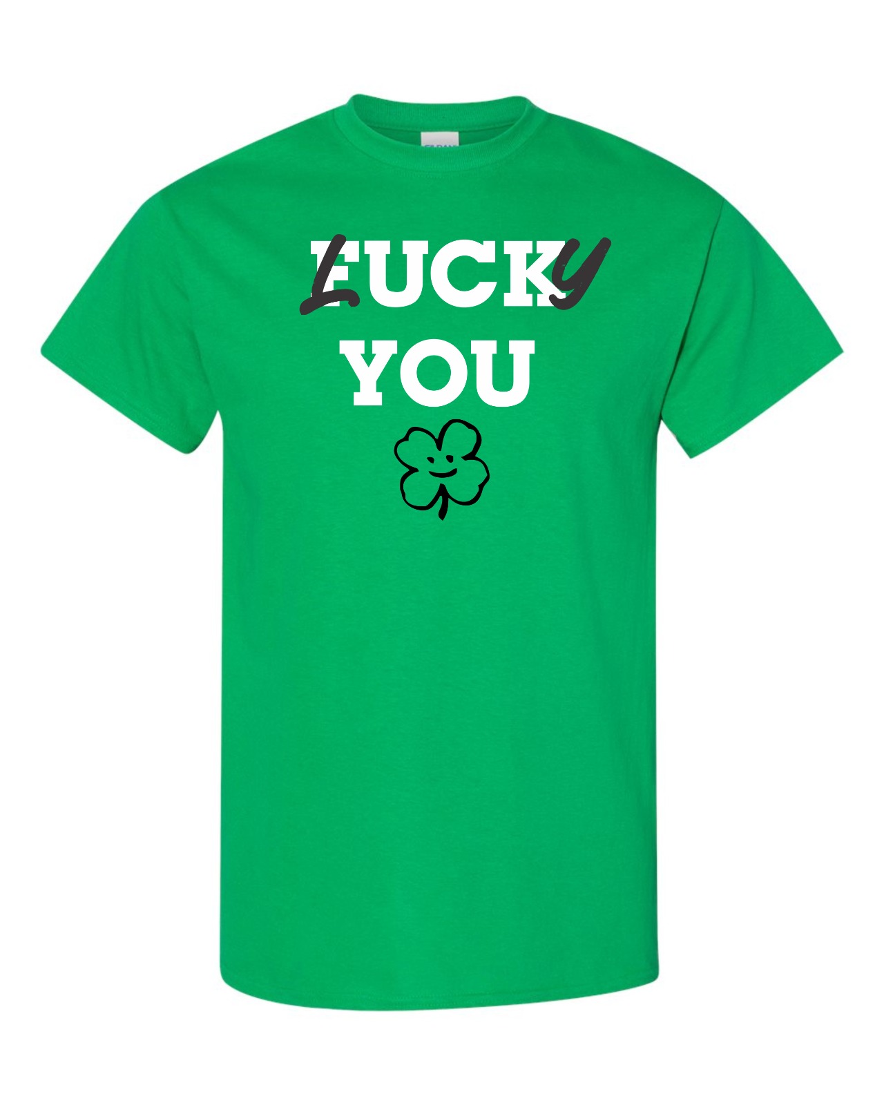 He's Really Lucky Women's Green Saint Patrick's Day T-shirt
