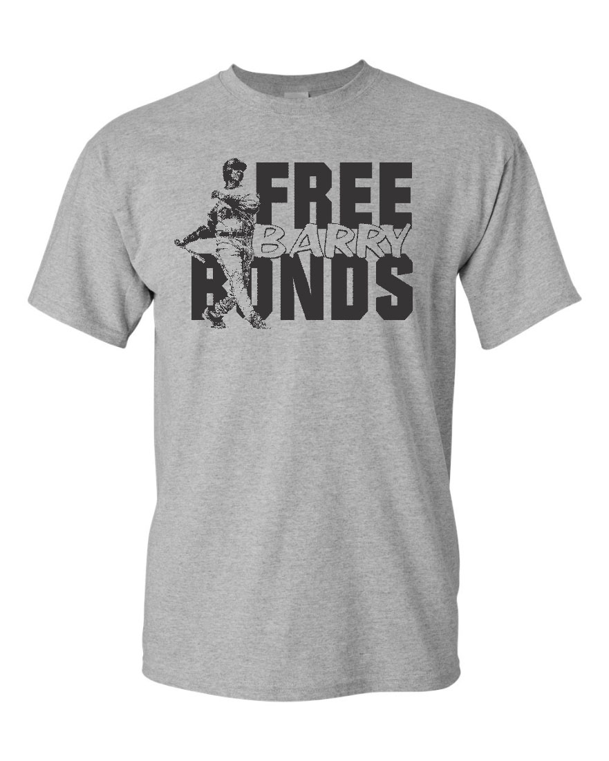 barry bonds is a hall of fame t shirt