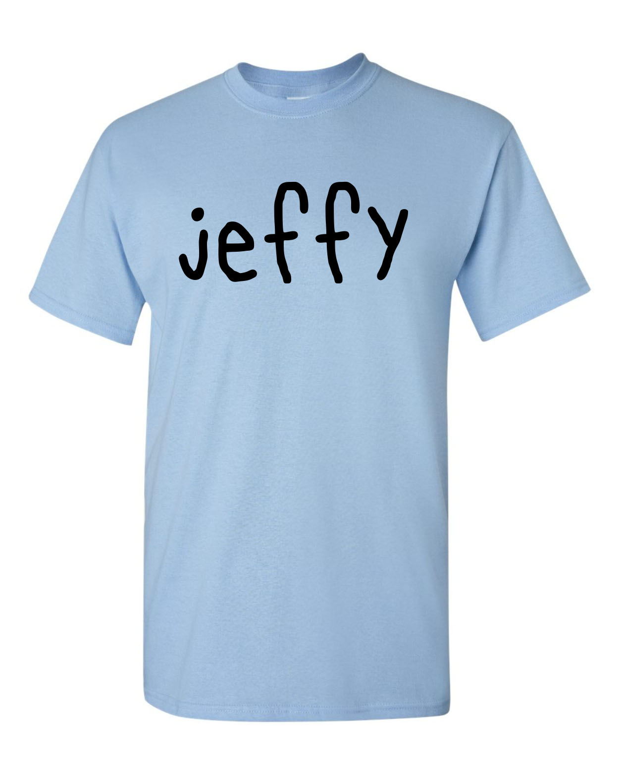 Jeffy Hanes Tagless Choose Either Youth New Men's Shirt Unisex Summer Casual Tee