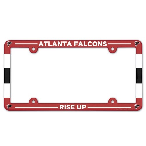 Red Rico Industries NFL Atlanta Falcons Colored Chrome Plate Frame