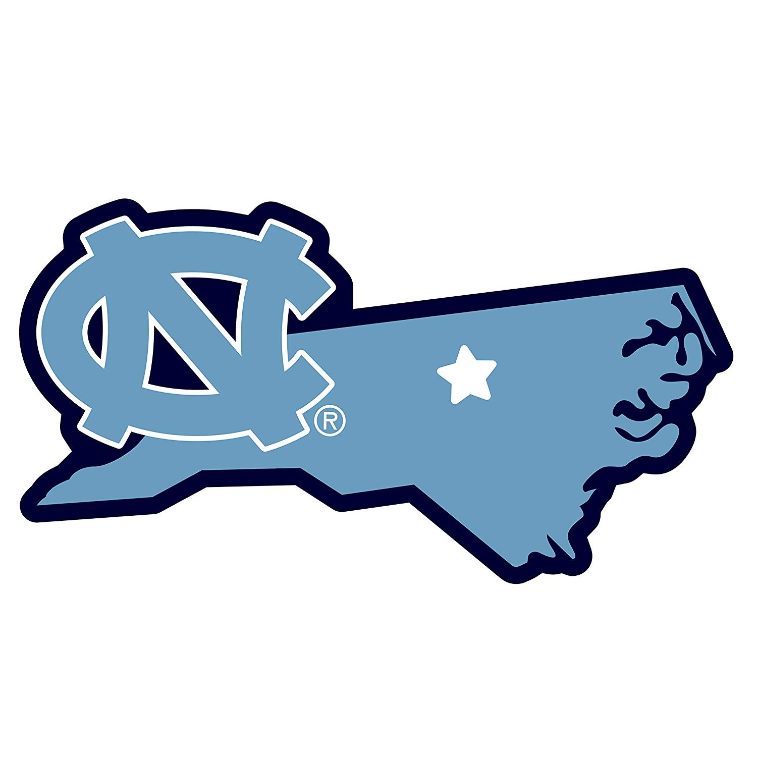 UNC TAR HEELS MAGNET SET-UNC TAR HEELS 6 PACK OF CAR MAGNETS-AWESOME TAILGATE PACK