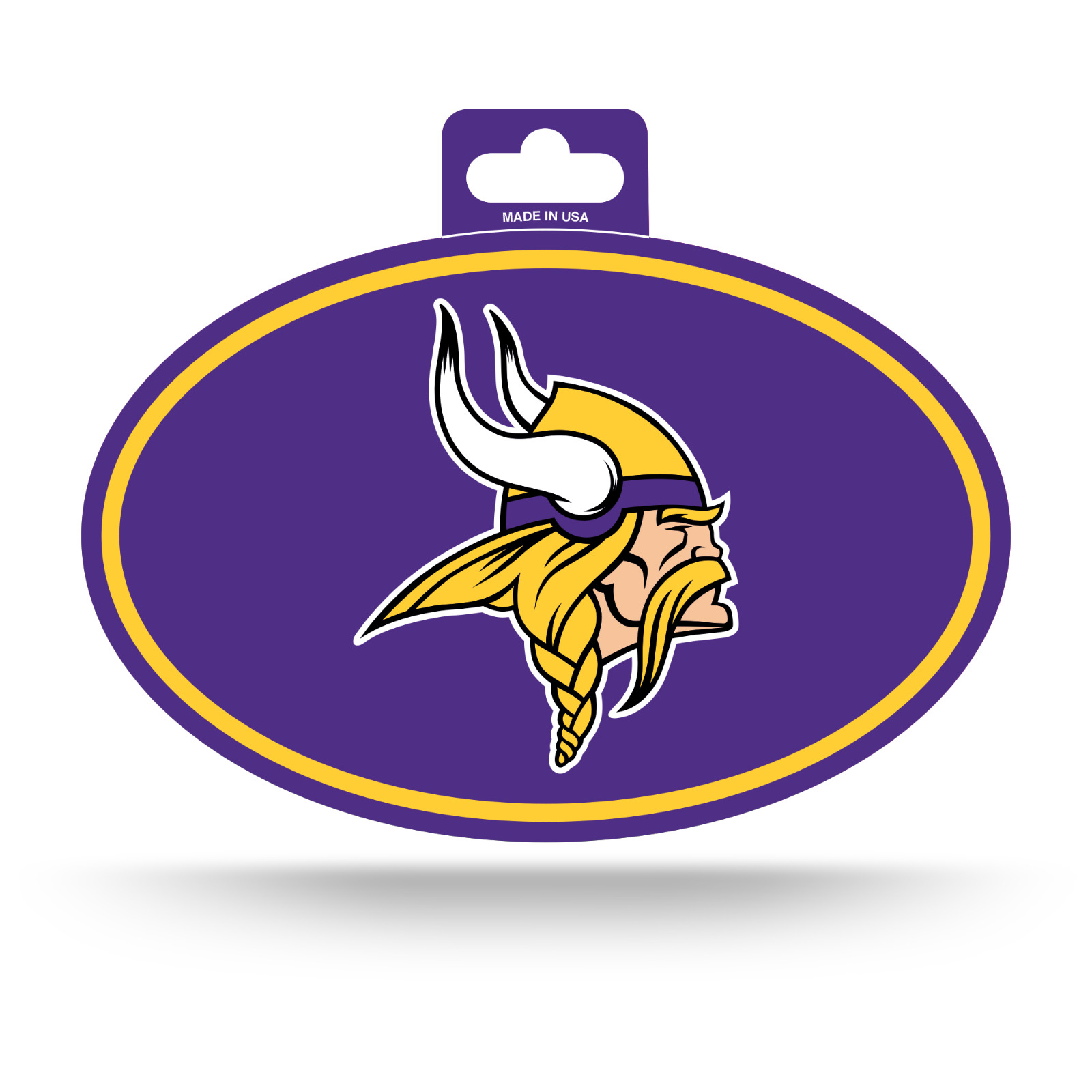 Minnesota Vikings Oval Decal Sticker Full Color NEW!! 3x5 Inches Free