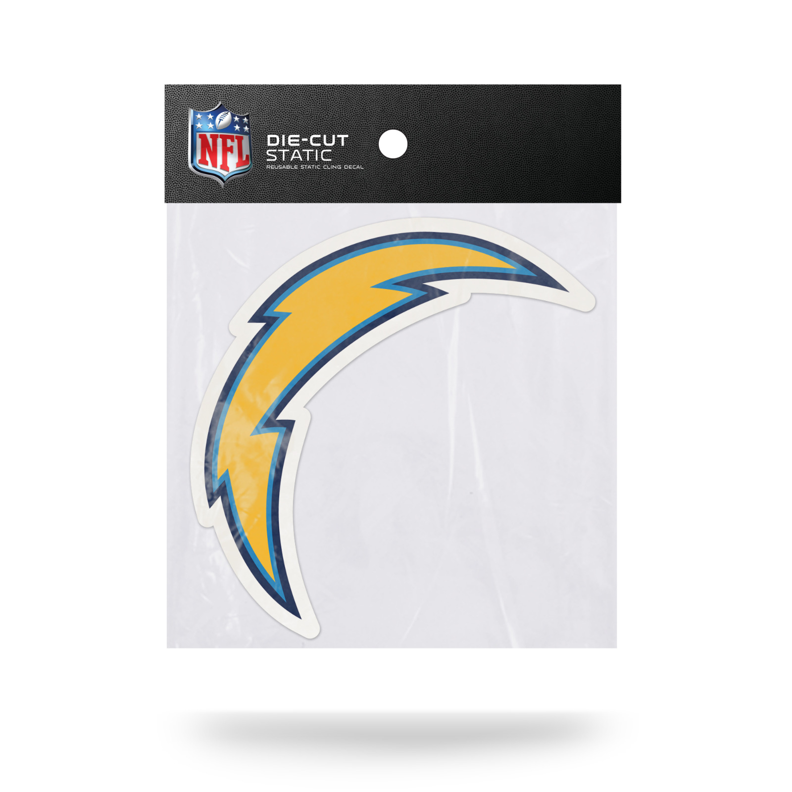 Los Angeles Chargers Die Cut Static Cling Decal Sticker Reusable 4x6 ...