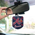 Atlanta Braves Air Freshener Fresh Scent 2 Pack Ca