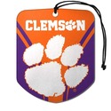 Clemson Tigers Air Freshener Fresh Scent 2 Pack Ca