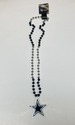 Dallas Cowboys Mardi Gras Style Necklace NEW! Free