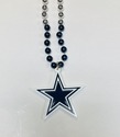 Dallas Cowboys Mardi Gras Style Necklace NEW! Free