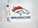 Denver Broncos Logo Static Cling Sticker NEW!! Win