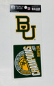 Baylor Bears 2021 National Champions Set of 2 Die 