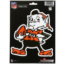 Cleveland Browns "Brownie" Logo Die Cut Decal NEW 