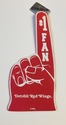 Detroit Red Wings #1 Fan Flat Foam Finger Free Shi