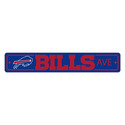 Buffalo Bills Street Sign NEW! 4" X 24" "Bills Ave