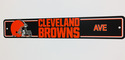 Cleveland Browns Street Sign NEW! 4" X 24" "Clevel